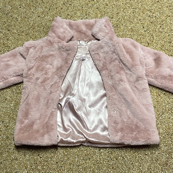 Jou Jou Jackets & Coats Light Pink Faux Fur Coat By Joujou Poshmark